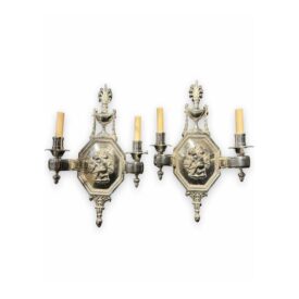 1900's Neoclassical Caldwell Sconces with Cherubs