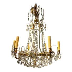 1900 Swedish Empire Chandelier