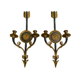 1900s Caldwell Empire Arrow Sconces