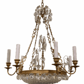 1900s Russian Empire Chandelier 8 Lights