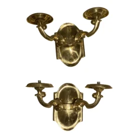 1920 Caldwell Gilt Bronze Sconces
