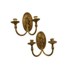 1920s Caldwell Neoclassic Bronze Sconces