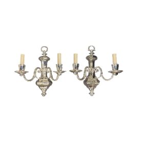 1920’s Caldwell Silver Plated Sconces