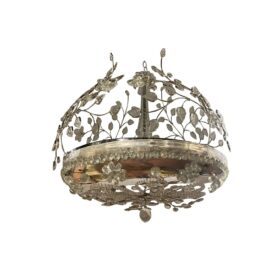 1930‘s French Silver Plated Light Fixture