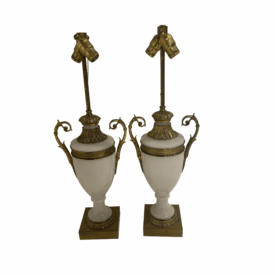 1930s Opaline Glass Lamps