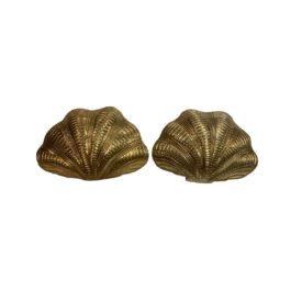 1940's Caldwell Bronze Shell Sconces