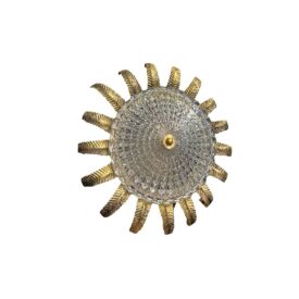 1940’s French Cut Glass Small Flush Mount