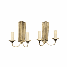 1920s Silver Plated Caldwell Sconces