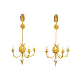 1900's Large Caldwell Empire Sconces 4 lights