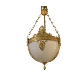 1920’s Caldwell Opaline Glass Light Fixture
