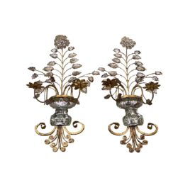 1930's French Bagues Large Sconces