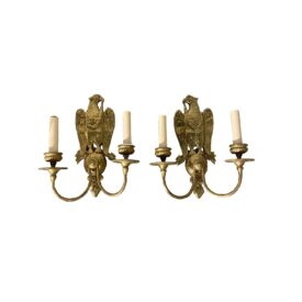 1920's Caldwell Federal Eagle Sconces