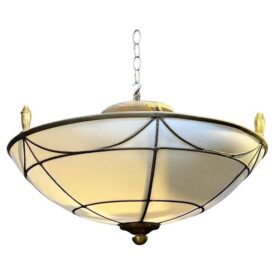 1920’s Caldwell Leaded Glass Light Fixture
