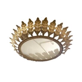1930’s French Sunburst Flush Mount
