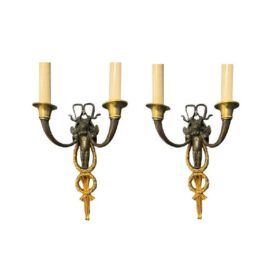 19th century Cherubs Sconces