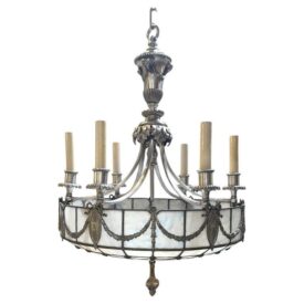 1900’s Caldwell Leaded Glass Chandelier