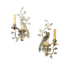 1940’s French Bird Sconces One Light