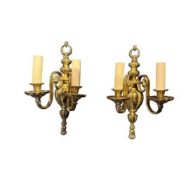 1920 Caldwell Bronze Sconces Two Lights