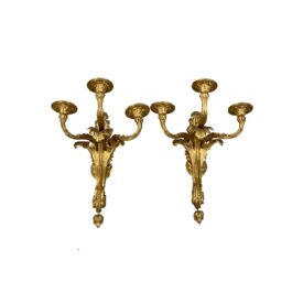 1920's Large Caldwell 3 lights sconces
