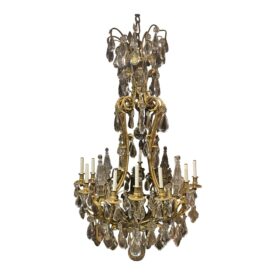 Late 19th Century Caldwell Gilt Bronze Chandelier