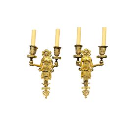 19th Century French Empire Small Sconces
