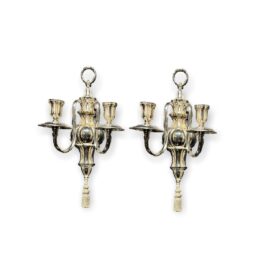 1920’s Caldwell Silver Plated Sconces