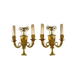 1920's French Small Urn Sconces