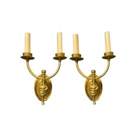 1930's French Double Lights Hands Sconces