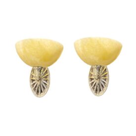 1920 Caldwell Alabaster and Silver Sconces