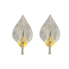 Glass Leaf One Light Sconces