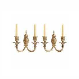 1900 Caldwell Silver Plated Neoclassic Sconces