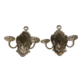 1920s Caldwell Silver Sconces