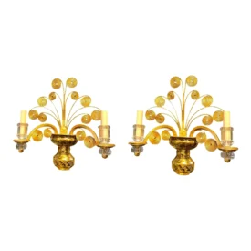 1930's French Bagues Sconces