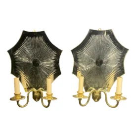 1930s Large Mirror Sconces