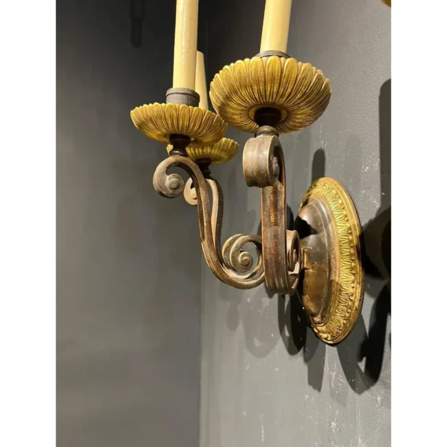 1920s-caldwell-brown-patina-bronze-sconces-3-lights-5664