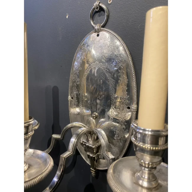pair-1900s-silver-plated-caldwell-sconces-7815 pair-1900s-silver-plated-caldwell-sconces-7815